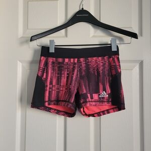 Adidas Women's Athletic Shorts in Pink and Black